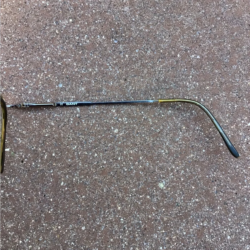 Gant G RHODES Gunmetal Wire Rectangle Eyeglasses Frames